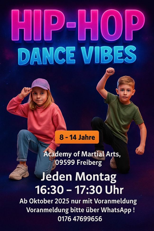 HIP HOP für Kinder von 8-14 Jahren